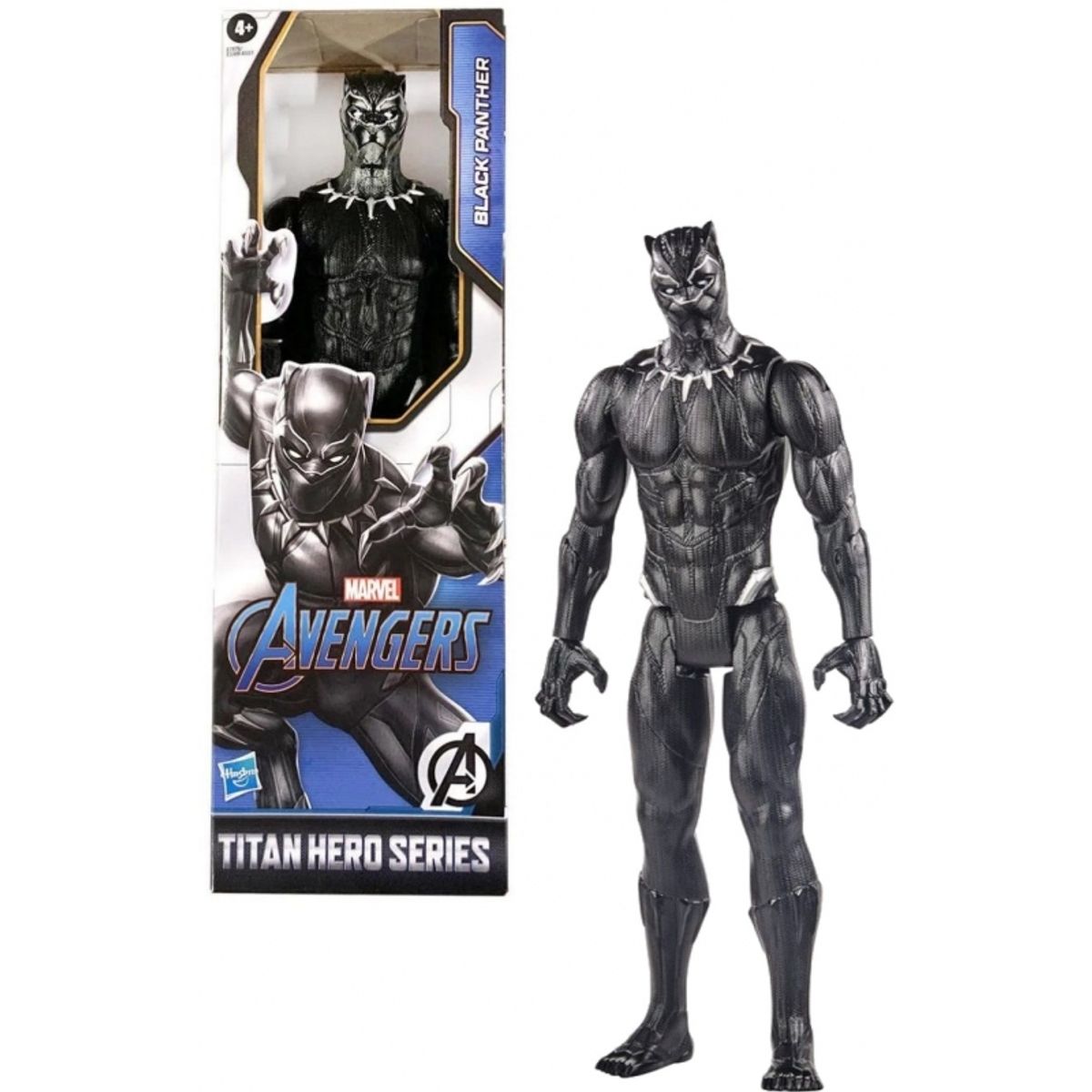 HASBRO - HASBRO E7876 AVENGERS TITAN HEROE MOVIE BLACK PANTHER