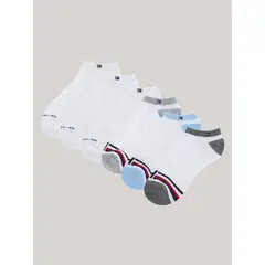 TOMMY HILFIGER - Pack De 6 Calcetines Athletic Sport Gris