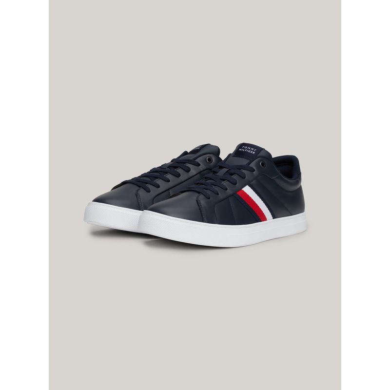 TOMMY HILFIGER - Zapatillas Icon Court Stripes Azul Tommy Hilfiger