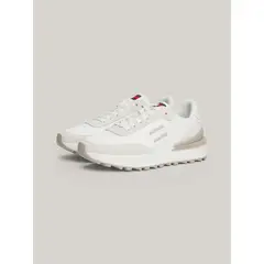 TOMMY HILFIGER - Zapatillas Running Con Suela Dentada Beige