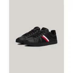 TOMMY HILFIGER - Zapatillas Icon Court Stripes Negro