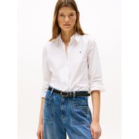 Camisa Stretch De Corte Regular Blanco