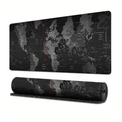 GENERICO - Mouse Pad Gamer Xxl Antideslizante Mapamundi 3mm 90x40cm