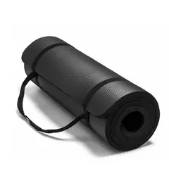 GENERICO - Mat 10 Mm Yoga Pilates Extra Grueso Largo Azul