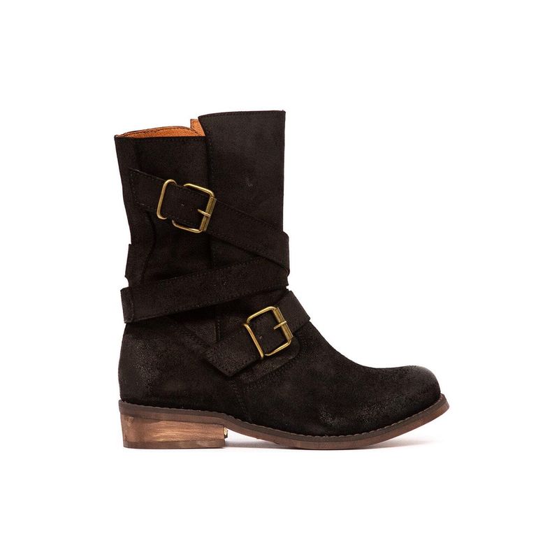 GIANI DAFIRENZE - Bota Mujer De Cuero Paola C4 Negro