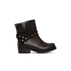 GIANI DAFIRENZE - Bota Mujer De Cuero Rita C1 Negro