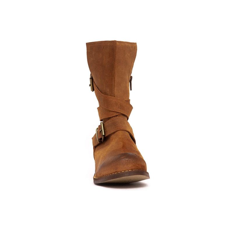 GIANI DAFIRENZE - Bota Mujer De Cuero Paola C5 Camel