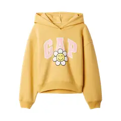 GAP - Polerón Logo Sin Cierre Niña Amarillo