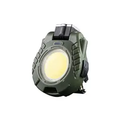 GENERICO - Mini linterna lamapara de bolsillo base magnetica clip recargable