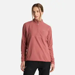 LIPPI - Polerón Mujer Jacaranda Nano-F 14 Zip Rosa Oscuro