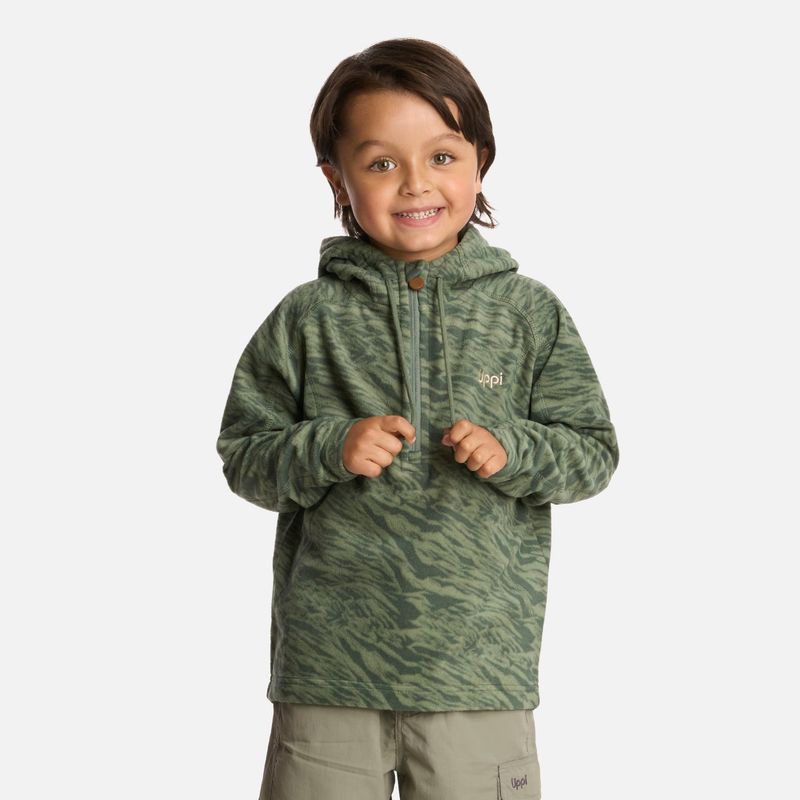 LIPPI - Polar Niño Cold Day Therm-Pro Hoody Jacket Print Jade Oscuro Lippi