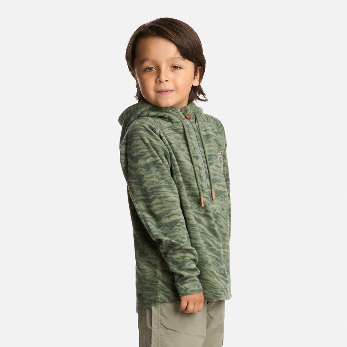 LIPPI - Polar Niño Cold Day Therm-Pro Hoody Jacket Print Jade Oscuro Lippi