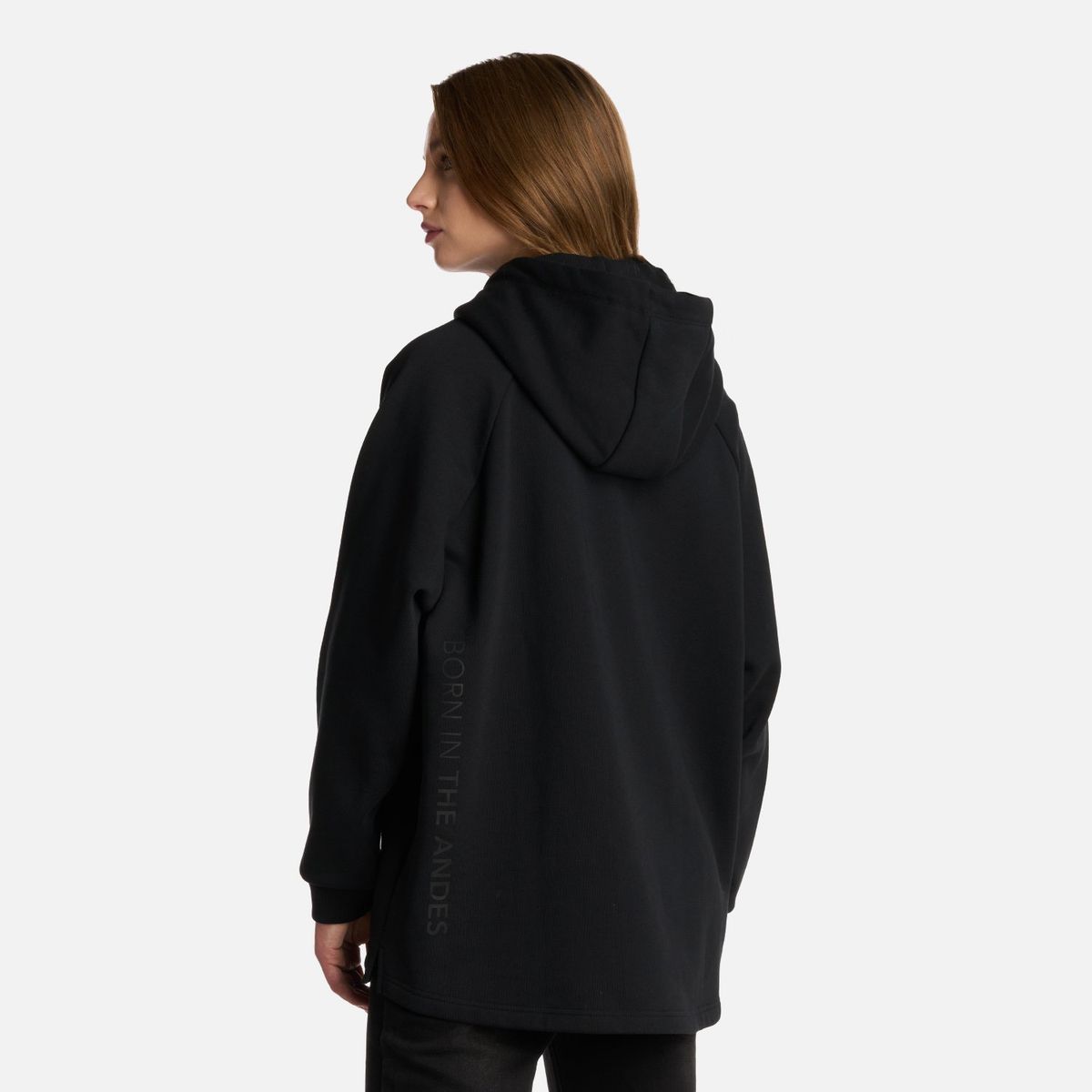 LIPPI - Polerón Mujer Heavy Duty Hoody Sweatshirt Negro Lippi
