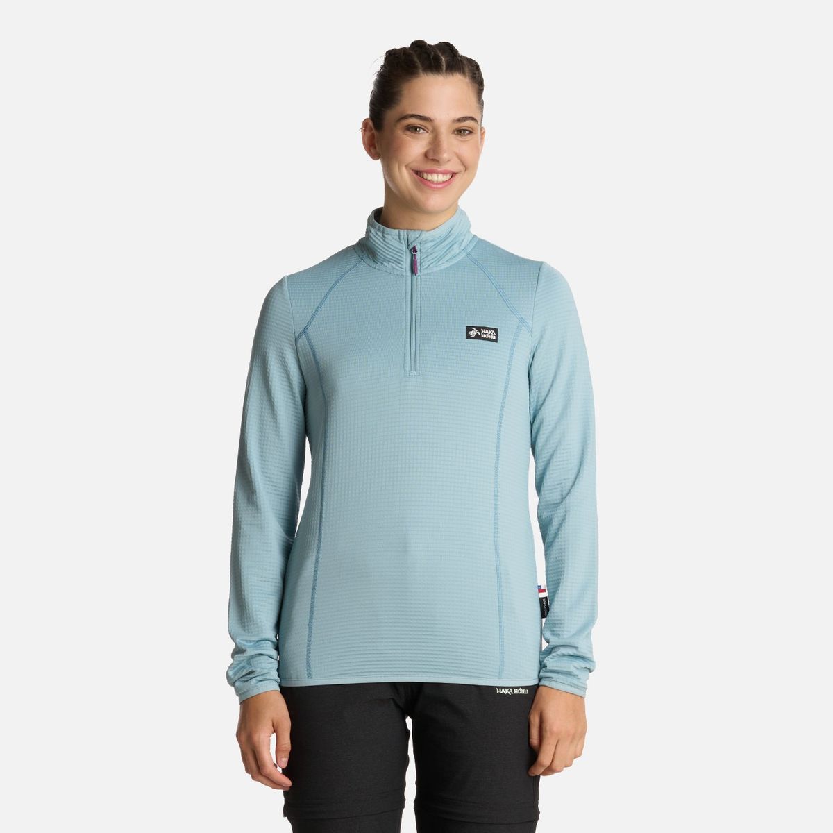 HAKA HONU - Polerón Mujer Taina Turquesa Claro Haka Honu