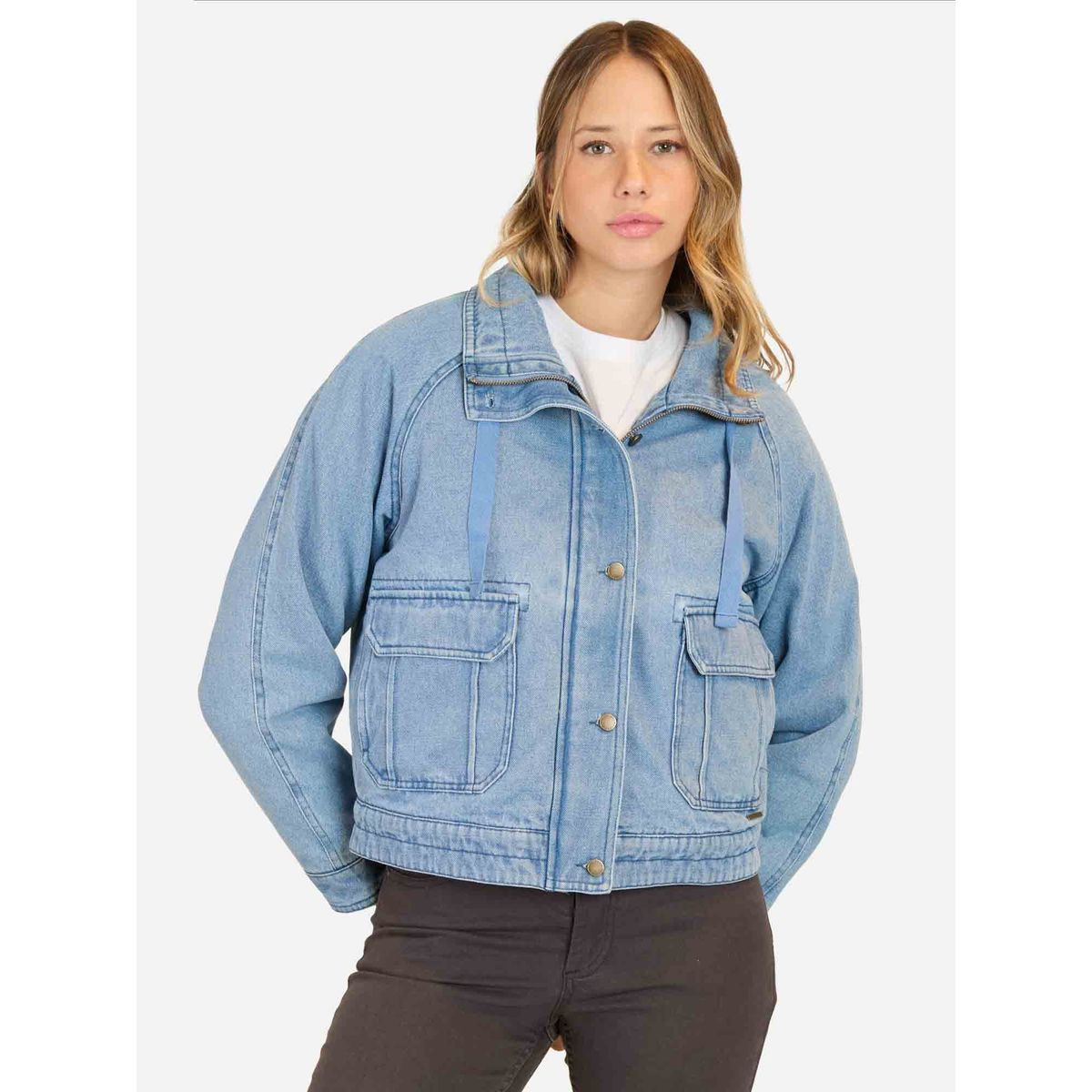 MAUI AND SONS - Chaqueta Medusa Azul Mujer Maui And Sons