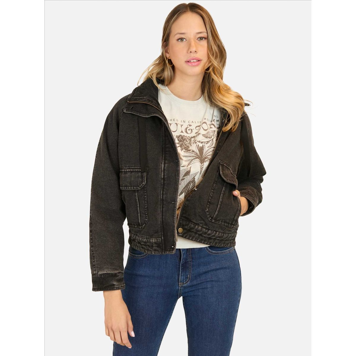 MAUI AND SONS - Chaqueta Pegaso Negro Mujer Maui And Sons