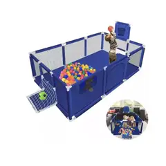 ANNI STAR - Corral Seguridad Bebes Con Aro De Basket 190cm