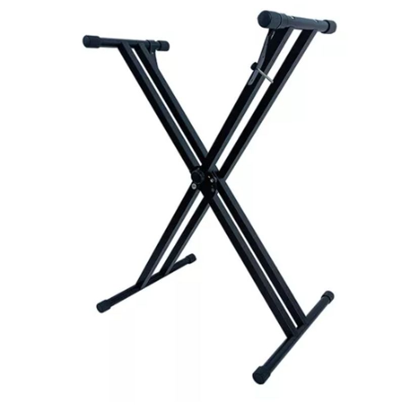 ANNI STAR - Atril Teclado Doble Barra Ajustable De 7 Niveles Metalico