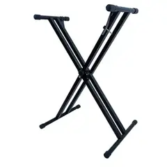 ANNI STAR - Atril Teclado Doble Barra Ajustable De 7 Niveles Metalico