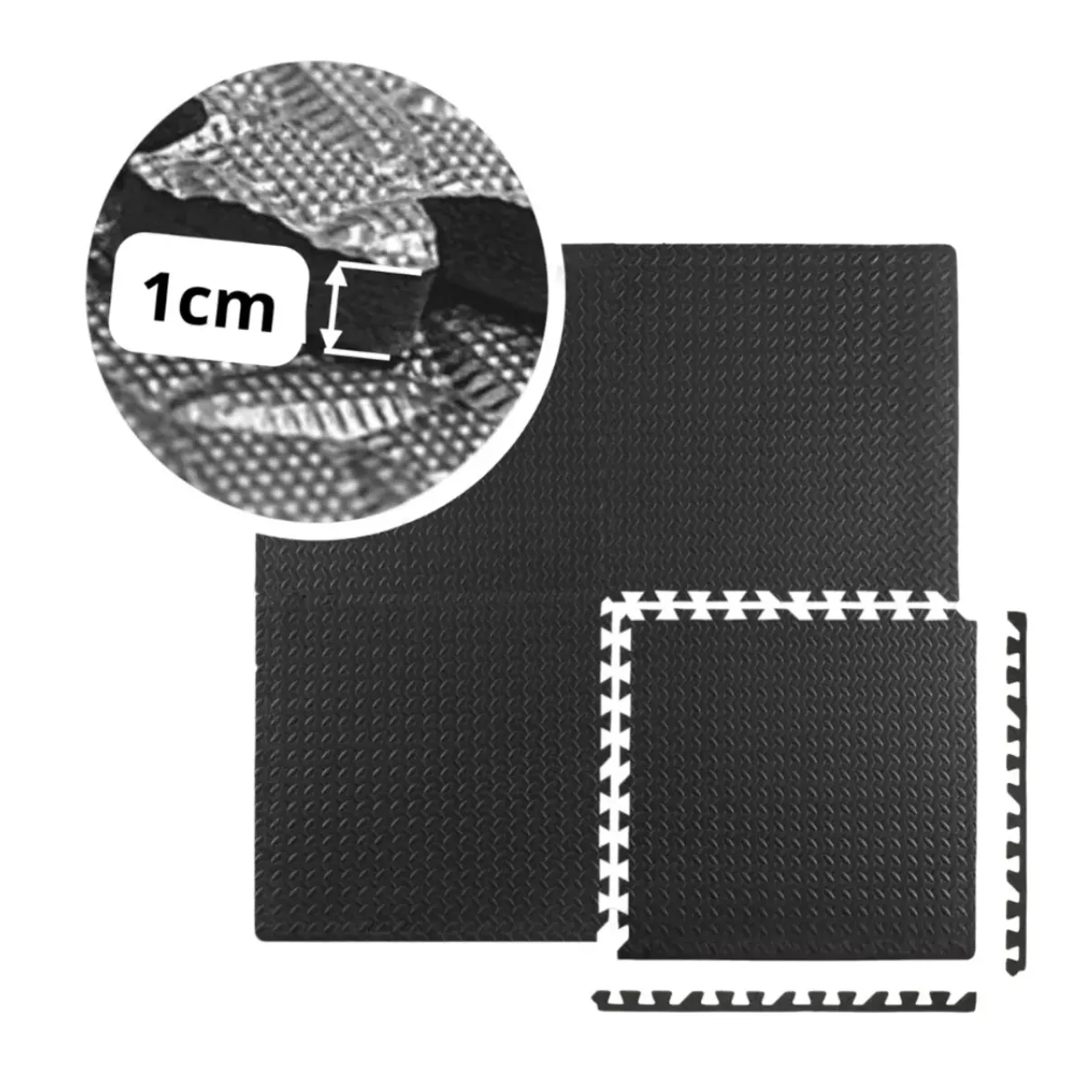 ANNI STAR - Pack 8 Unidad Piso Puzzle Alfombra Goma Eva Antigolpes 60x60