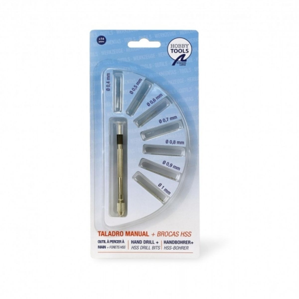 LATINA - LATINA 27018-1 HAND DRILL WITH 7 HSS DRILL BITS