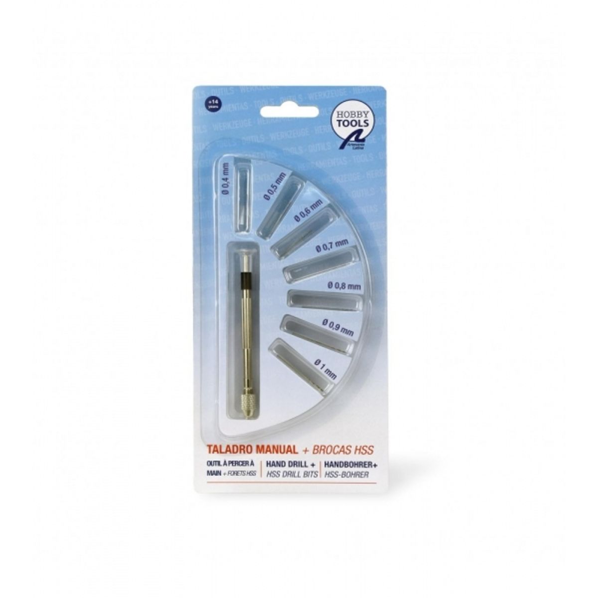 LATINA - LATINA 27018-1 HAND DRILL WITH 7 HSS DRILL BITS