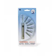 LATINA - 27018-1 HAND DRILL WITH 7 HSS DRILL BITS