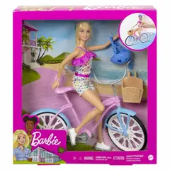 MATTEL - HBY28 BARBIE MUÑECA Y BICICLETA