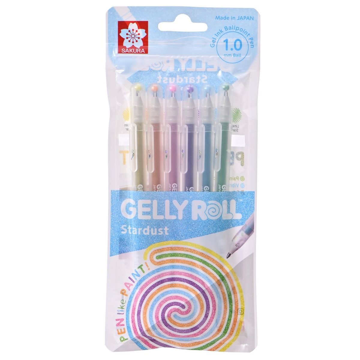 SAKURA - Lapiz Gel Gelly Roll Sakura 6 Colores Stardust