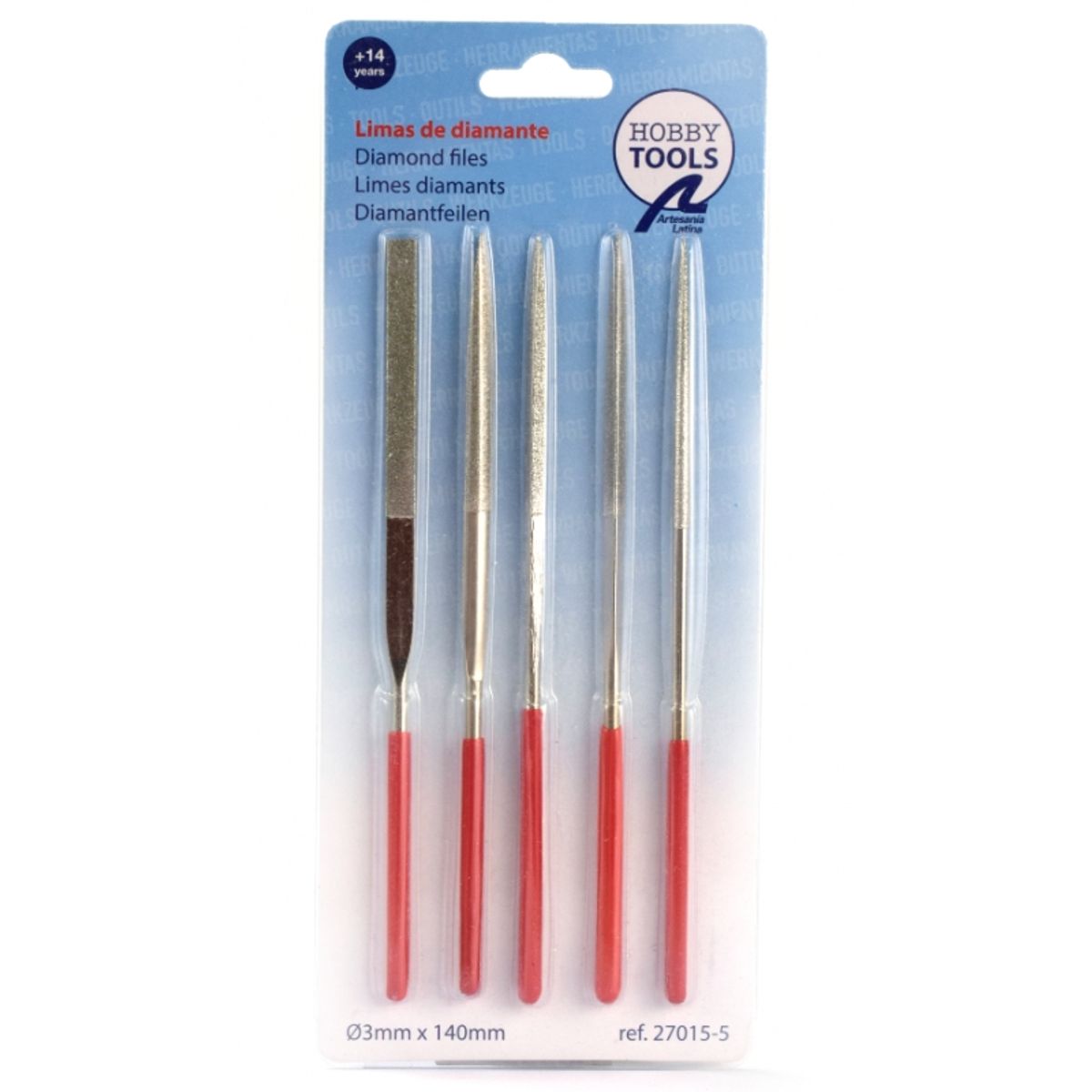 LATINA - LATINA 27015-5 SET 5 LIMAS DIAMANTE SET OF 5 DIAMOND FILES