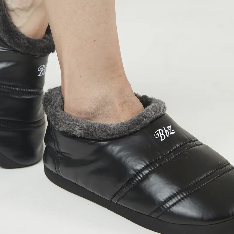 BARBIZON - Pantufla de Mujer Zapatilla Puffy Negro