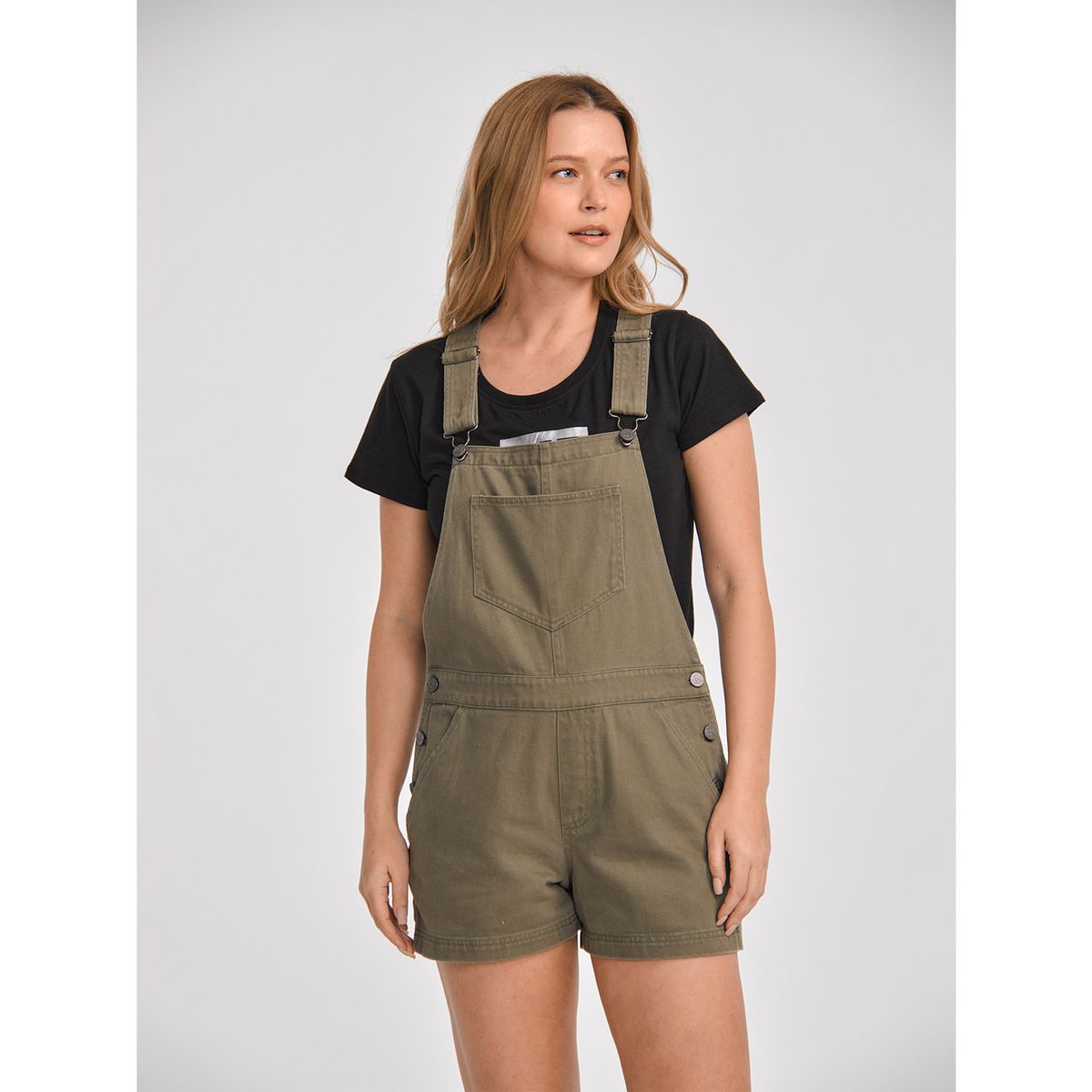 CAT - Jardinera Mujer Heritage Uniform Twill ShT Verde CAT