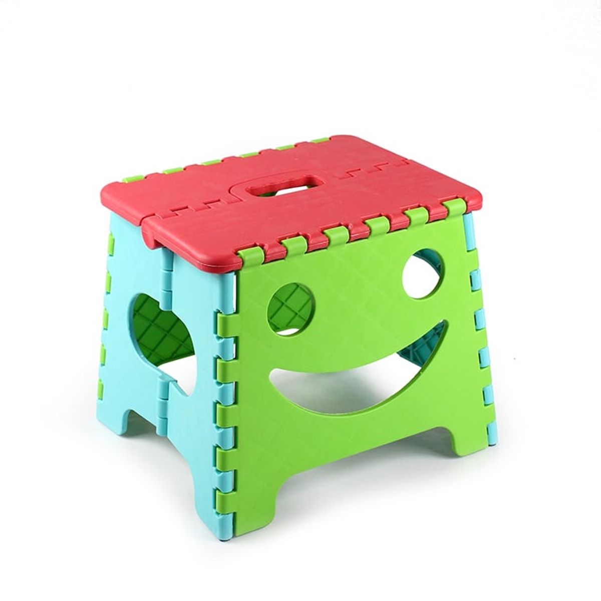 KMT TOOLS - Taburete Plegable Banquito Pórtatil Piso 22cm Niñ Adulto