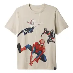 GAP - Polera Marvel Manga Corta Hombre Beige