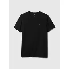 GAP - Polera Mini Logo Manga Corta Hombre Negro