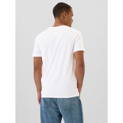 Imagen 2 del producto Polera Mini Logo Manga Corta Hombre Blanco