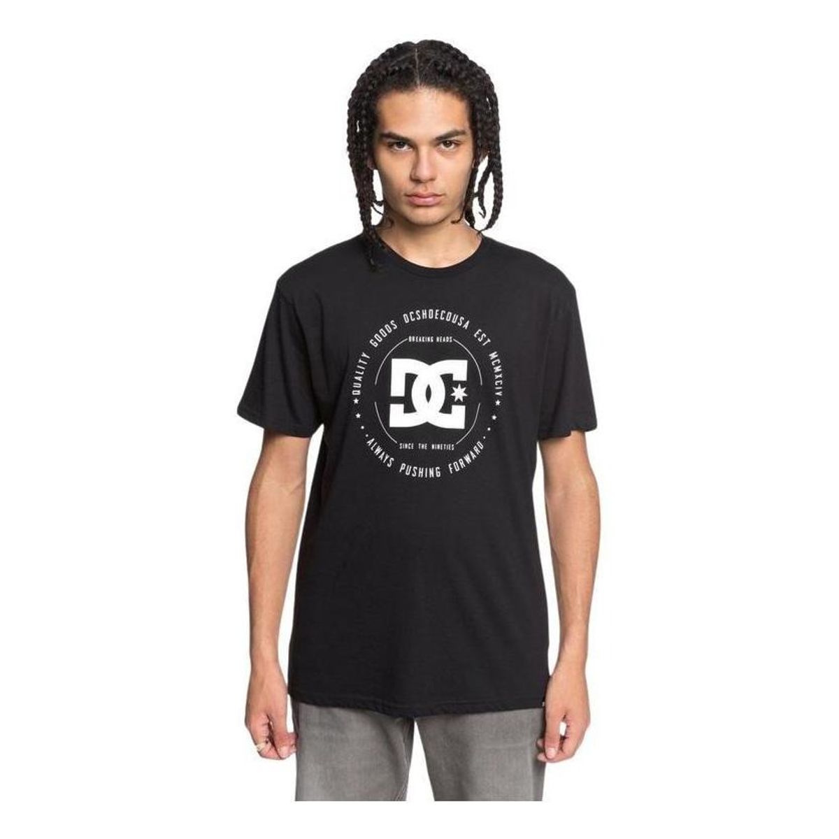 DC SHOES - Polera Hombre Rebuilt 2 Negro DC