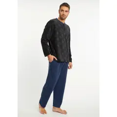 KAYSER - Pijama de Hombre Polar 6701808 - Negro