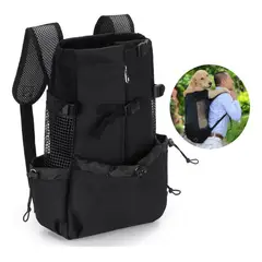 GENERICO - Mochila Acolchada para Mascotas en Trekking y Ciclismo