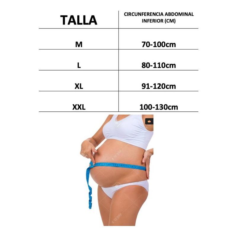GENERICO - Faja Ajustable de Soporte Prenatal para Espalda y Abdomen