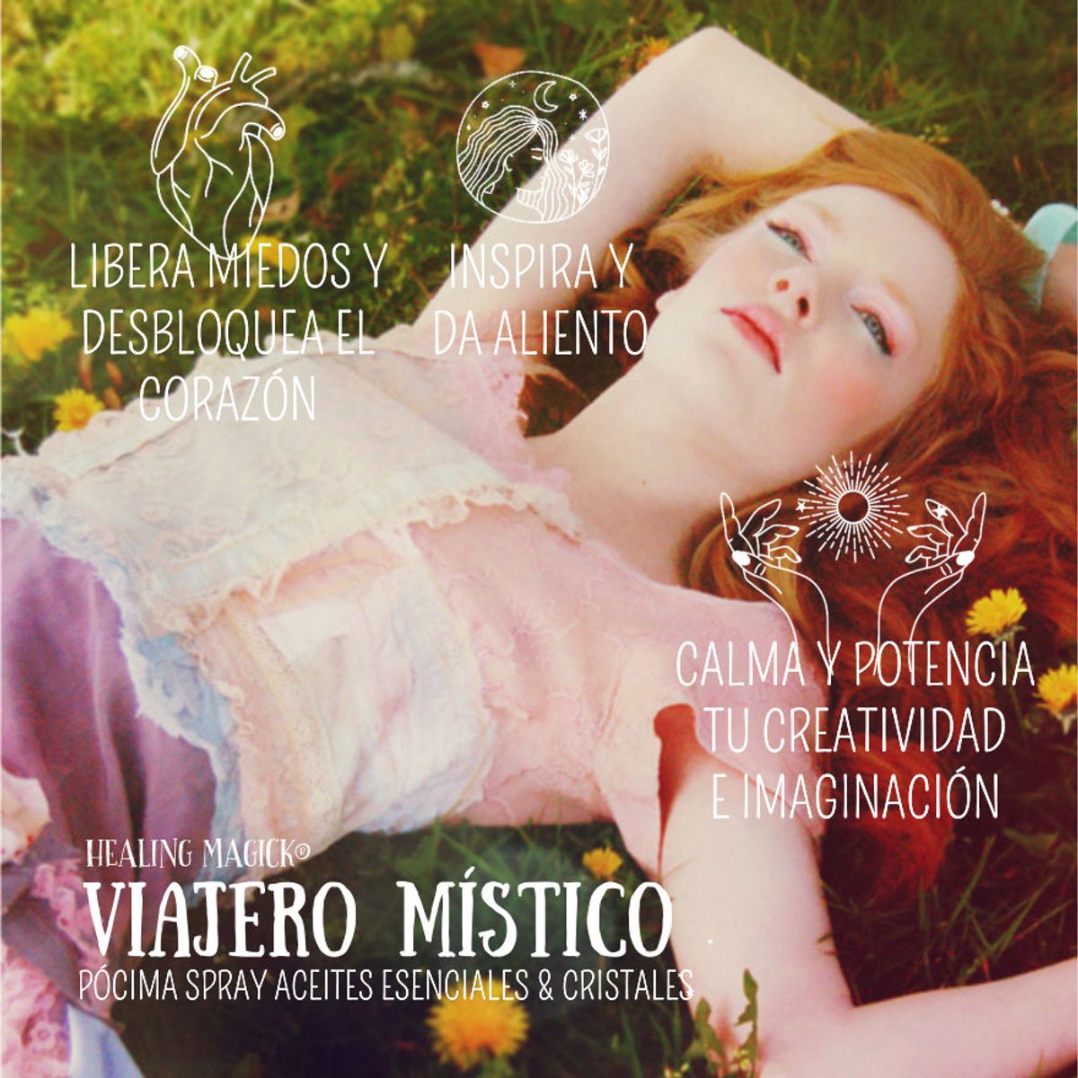 HEALING MAGICK - Viajero Místico Spray de Creatividad