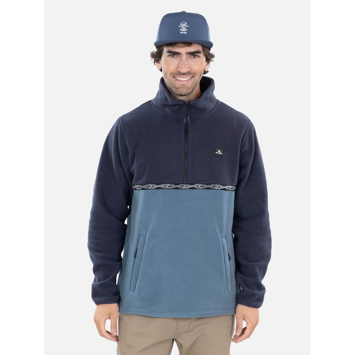 RIP CURL - Poleron Micropolar Kahi Rc Azul Hombre Rip Curl - Azul