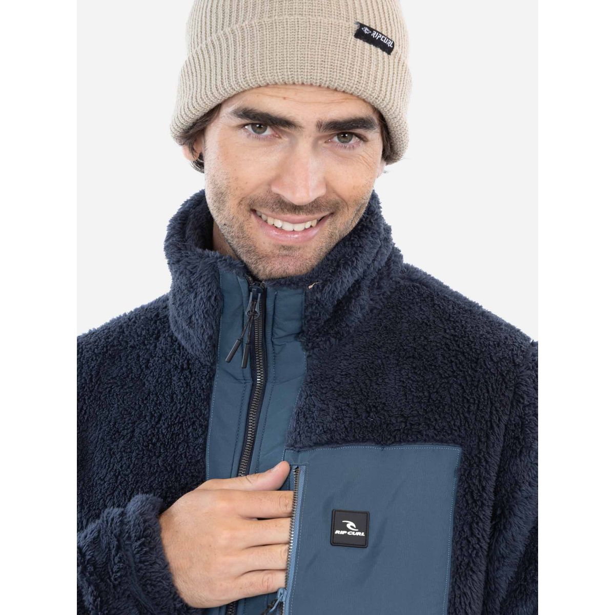 RIP CURL - Poleron Chiporro Kea Rc Azul Hombre Rip Curl - Azul