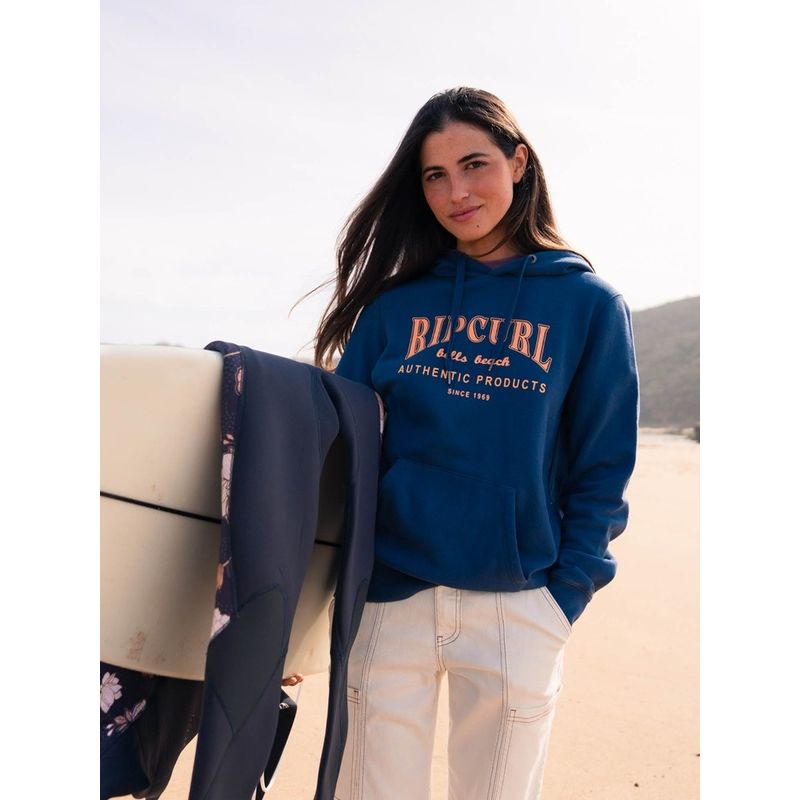 RIP CURL - Poleron Canguro Authentic Azul Mujer Rip Curl - Azul