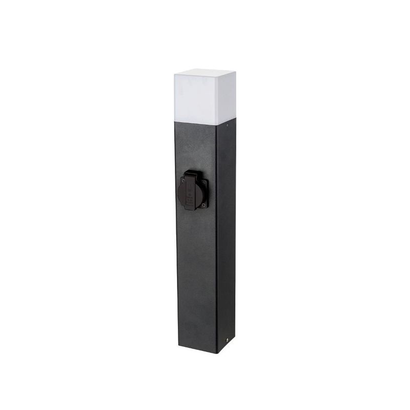 BP - Farol Poste exterior fabricado en aluminio ideal para iluminar el jardín