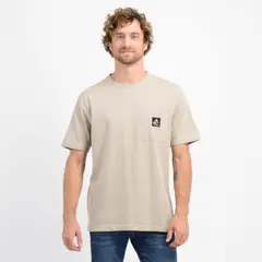 O'NEILL - POLERA MANGA CORTA TORREY II BEIGE OSCURO