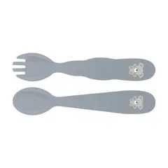 TRAMONTINA - Juego de Cubiertos Infantil Le Petit Gris 02 Piezas