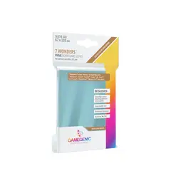 ASMODEE - Protectores de cartas para 7 Wonders Clear