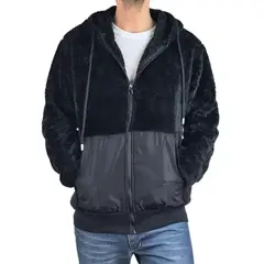 MPROPIA - Polerón Peludo Hombre Premium Con Cierre 0255