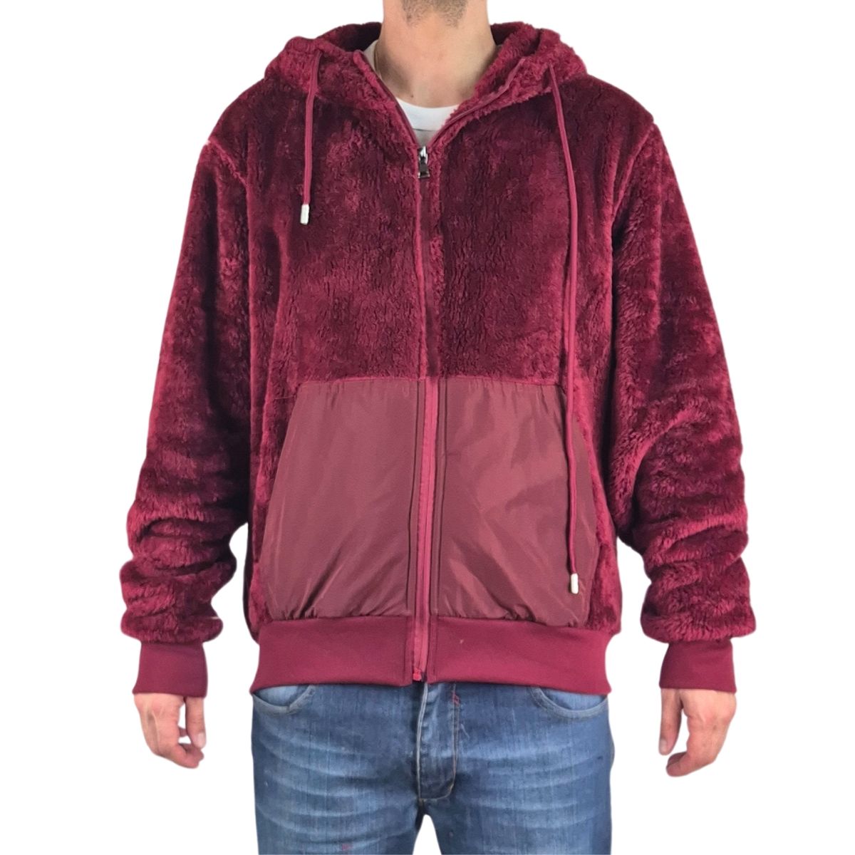 LIKE SHOP - Polerón Peludo Hombre Premium Con Cierre 0255